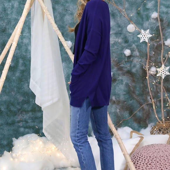 (NWT) LOOSE Fit with Pocket Sweater Cardigan - Picture 13 of 15